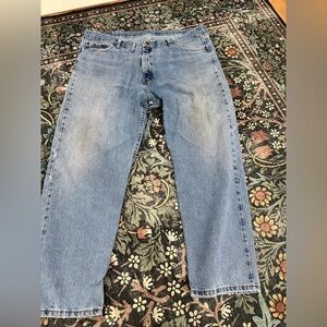 Wrangler Blue Straight Jeans Classic Fit 44x30
